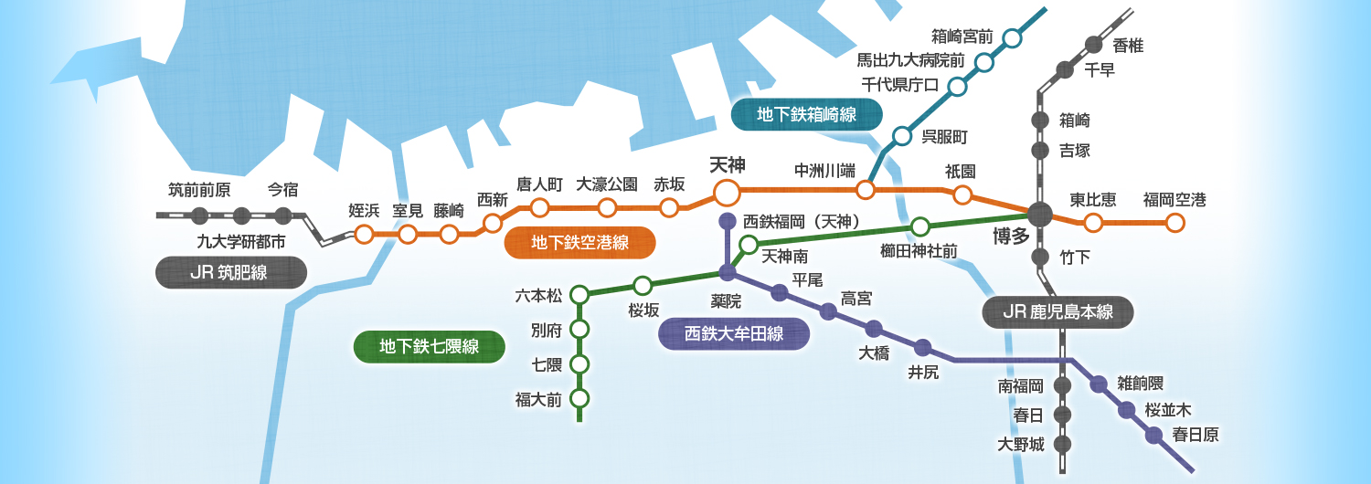 沿線・駅検索 ご希望の沿線、または駅をクリック！